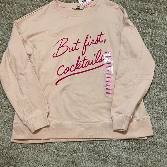 NWT Wildfox “but first cocktails” sweatshirt - Picture 4 of 5
